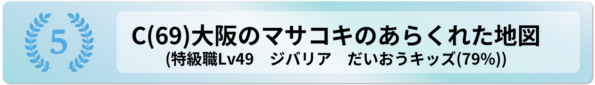 大阪のマサコキのあらくれた地図