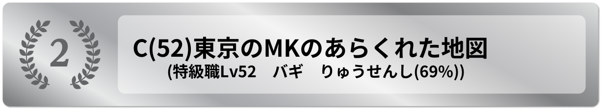 東京のMKのあらくれた地図