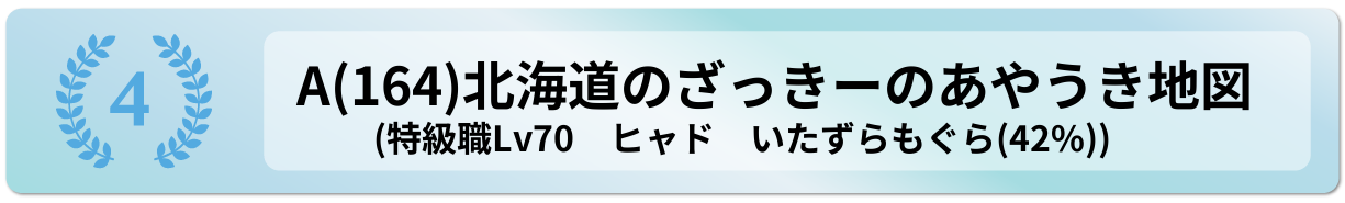 北海道のざっきーのあやうき地図