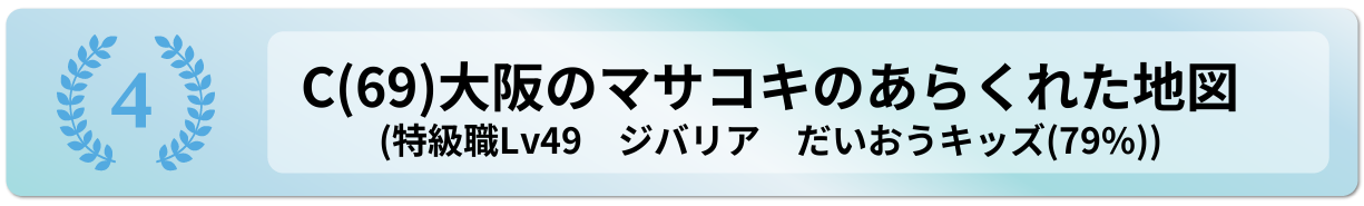 大阪のマサコキのあらくれた地図