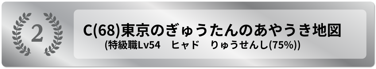 東京のぎゅうたんのあやうき地図
