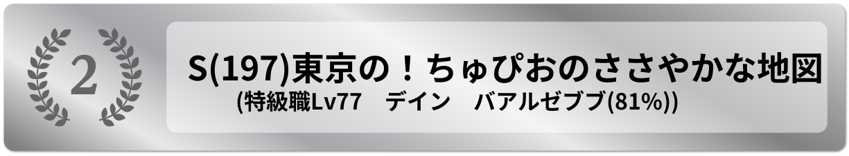 東京の！ちゅぴおのささやかな地図