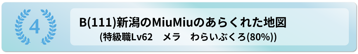 新潟のMiuMiuのあらくれた地図