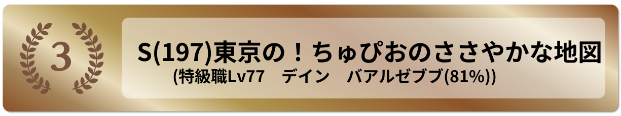 東京の！ちゅぴおのささやかな地図