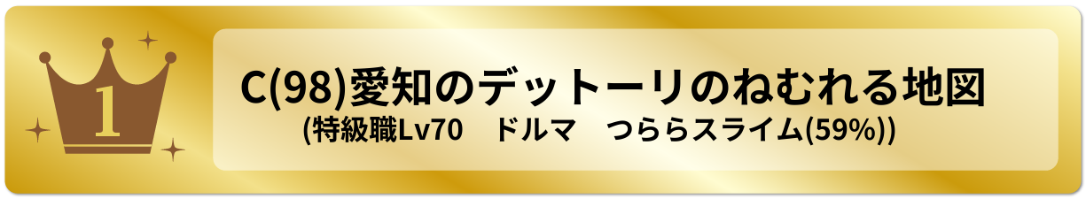愛知のデットーリのねむれる地図