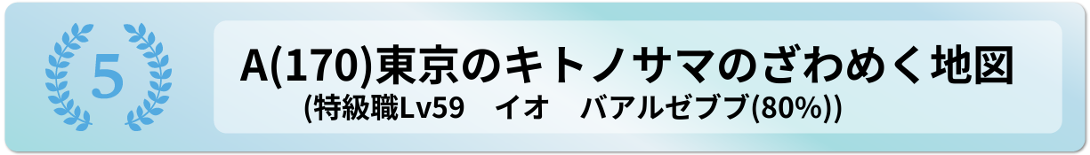 東京のキトノサマのざわめく地図