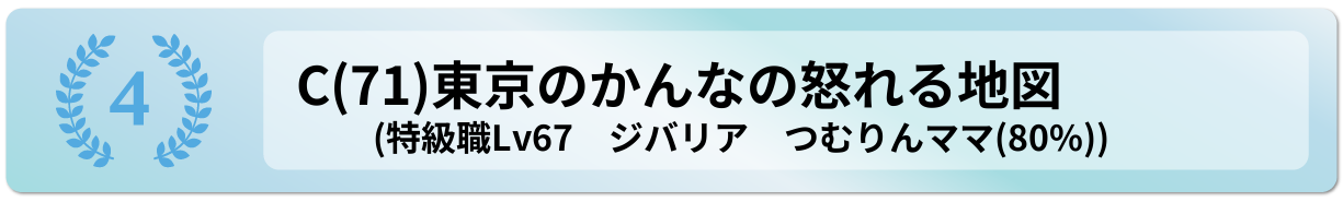 東京のかんなの怒れる地図