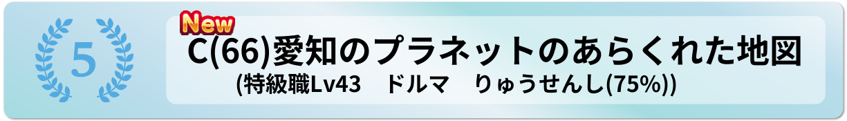 愛知のプラネットのあらくれた地図