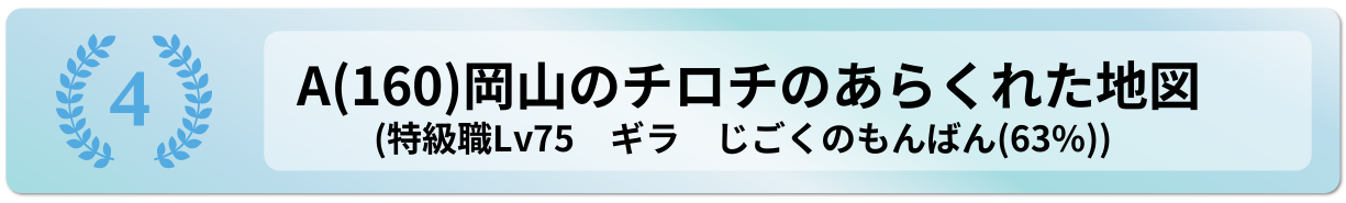 岡山のチロチのあらくれた地図